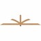 Ekena Millwork Redmond Smooth Timber Gable Bracket, Western Red Cedar, 96"W x 24"H x 3 1/2"D x 3 1/2"F, 6/12 Pitch GBW096X24X0404RED00SWR - alternate 1